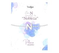 cotigo-Pulsera Inicial Acero Inoxidable - Pulsera Mujer con Letra - Pulsera Letra de Inicial de Nombre - Regalo para Madre, Hija, Amiga, Novia (1 N-PLATEADO)