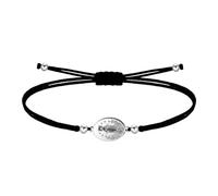 cotigo- Pulsera virgen y santos de España, virgen del Carmen, Rocio, Fatima, san Benito y mas, pulsera para mujer y hombre, regalos mujer, regalo abuela. (VIRGEN DE FATIMA- NEGRO)