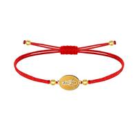 cotigo- Pulsera virgen y santos de España, virgen del Carmen, Rocio, Fatima, san Benito y mas, pulsera para mujer y hombre, regalos mujer, regalo abuela. (SAN PANCRACIO- ROJO)