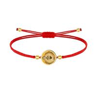 cotigo- Pulsera virgen y santos de España, virgen del Carmen, Rocio, Fatima, san Benito y mas, pulsera para mujer y hombre, regalos mujer, regalo abuela. (CORAZON DE JESUS- ROJO)