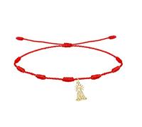 cotigo- Pulsera virgen y santos de España, virgen del Carmen, Rocio, Fatima, san Benito y mas, pulsera para mujer y hombre, regalos mujer, regalo abuela. (VIRGEN DE LA ESPERANZA - 7 NUDOS)