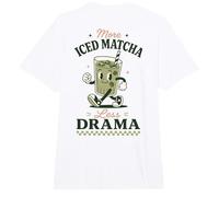 Cotización de Bebidas Kawaii con Humor para Amantes del té Matcha Helado Comfort Colors Adult Heavyweight T-Shirt