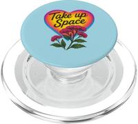 Cotización de empoderamiento Feminista de Take Up Space Bold PopSockets PopGrip para MagSafe
