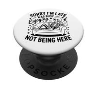 Cotización de Entrenamiento de Fitness Motivacional Just Keep Going PopSockets PopGrip Adhesivo