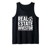 Cotización de motivación del ajetreo de la Vida del inversor inmobiliario Camiseta sin Mangas