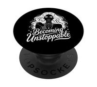 Cotización de motivación poderosa para Convertirse en imparable PopSockets PopGrip Adhesivo