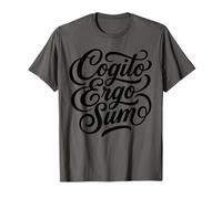 Cotización de Pensador filósofo Latino de Cogito Ergo Sum Camiseta
