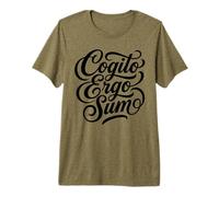 Cotización de Pensador filósofo Latino de Cogito Ergo Sum Camiseta Premium