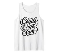 Cotización de Pensador filósofo Latino de Cogito Ergo Sum Camiseta sin Mangas