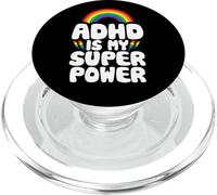 Cotización de TDAH para Niños Adultos | TDAH is My Superpower | Rainbow PopSockets PopGrip para MagSafe