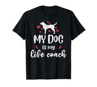 Cotización Divertida de My Dog Is My Life Coach Camiseta