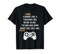 Cotización Gamer Lives A Thousand Lives Camiseta