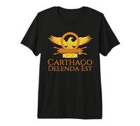 Cotización Latina de la Antigua Roma SPQR Eagle - Carthago Delenda EST Camiseta Premium