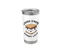 Cotización Laugh S'more Preocúpate Menos Vaso térmico de acero inoxidable de doble pared