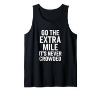 Cotización Motivacional Go The Extra Mile Camiseta sin Mangas