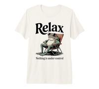 Cotización Raccoon Relax Nothing Is Under Control Camiseta Premium