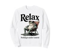 Cotización Raccoon Relax Nothing Is Under Control Sudadera