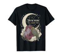 Cotización única de Fox Raven Couple You'Re Weird I'Ll Keep You Camiseta gráfica económica