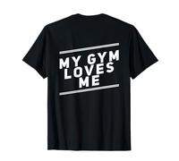 Cotizaciones Backprint Love Lifting Gym es mi Terapia Motivacional Camiseta