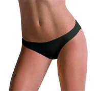 Cotonella 3 bragas mujer L'Otra 3487 Mini de algodón bielástico, Negro , XL