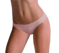 Cotonella 3 bragas mujer L'Otra 3487 Mini de algodón bielástico, nude 4/L, blanco, negro, L