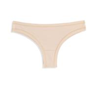 Cotonella, Brasileño de suave algodón bielástico - Brasileño con bordes extra confort y cómodo lado bajo - Paquete de 3 unidades - Art. GD139K3, beige, 2/S
