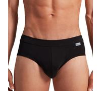 Cotonella - Calzoncillos para hombre de algodón elástico (paquete de 3) Bielástico Bragas Hombre de algodón íntimo Bragas Hombre de colores a la moda blancos negros grises AU424, 3 Black, S