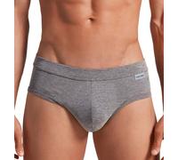 Cotonella - Calzoncillos para hombre de algodón elástico (paquete de 3) Bielástico Bragas Hombre de algodón íntimo Bragas Hombre de colores a la moda blancos negros grises AU424, 3 Grises, S