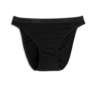 Cotonella, FloWear - Slip absorbente abatible de suave algodón bielástico, con taco antibacteriano, lavable y reutilizable, apto para un flujo moderado - Art. ADB96, Negro , M