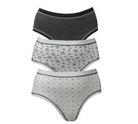 Cotonella Paquete de 2 calzoncillos Midi para mujer de algodón bielástico con bordes extra cómodos, E403 2f100, XXL