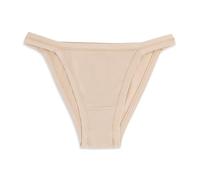 Cotonella, Tanga de suave algodón bielástico - Bordes extra confort - Paquete multipack de 3 unidades - Art. 3364K3, beige, 3/M