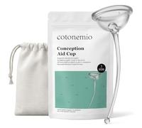 Cotonemio Copa de ayuda para la concepción, 100 % silicona médica, sin hormonas, ayuda para la concepción, suave y reutilizable, incluye guía gratuita