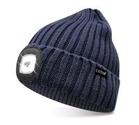 COTOP Gorro con LED, Regalo para Hombres Mujeres, Unisex Invierno Cálido Gorro Manos Libres Iluminado Gorro para Correr, Camping, Senderismo, Actividades Nocturnas