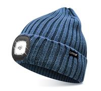 COTOP Gorro con LED, Regalo para Hombres Mujeres, Unisex Invierno Cálido Gorro Manos Libres Iluminado Gorro para Correr, Camping, Senderismo, Actividades Nocturnas