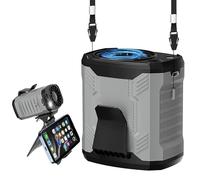 COTOP Ventilador Portátil 7000RPM USB Recargable con Clip, 4 Velocidades, Linterna y Soporte para Teléfono - Ideal para Viajes, Camping, Regalos de refrigeración de verano