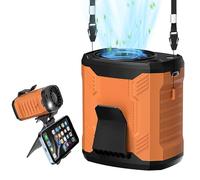 COTOP Ventilador Portátil 7000RPM USB Recargable con Clip, 4 Velocidades, Linterna y Soporte para Teléfono - Ideal para Viajes, Camping, Regalos de refrigeración de verano