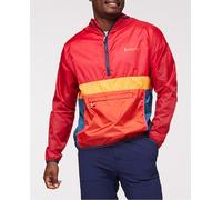 Cotopaxi Cortavientos de hombre teca half zip. Rojo 48/S