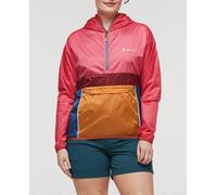 Cotopaxi Cortavientos de mujer teca half zip. Granate 42/L