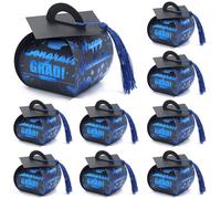 COTOPHER 36 cajas de regalo de graduación con borla, cajas de dulces de graduación clase de 2026, centros de mesa para decoraciones de fiestas, mini caja de chocolate para regalos de graduados