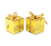 COTOPHER Gift Wrap Boxes 3x3x3 Inch (Pack of 100)