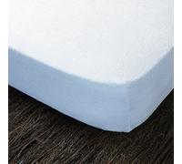 Cotopur Funda DE COLCHÓN 100% ALGODÓN Tejido Rizo. Cremallera Reforzada. (Blanco 120X190/200 cm)