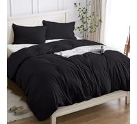 Cotopuro Funda Nórdica Cama 90 de 100% Algodón, Juego de Funda Edredón 155x200 y 1 Fundas de Almohada 50x80 Algodón Premium 150GSM, Suave, Transpirable, Hipoalergénico Azul