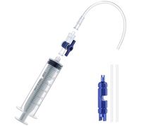 COTOUXKER Inyector sellador sin cámara, jeringa inyectora selladora de neumáticos de bicicleta, 2 onzas con herramienta de extracción de núcleo de válvula para bicicleta