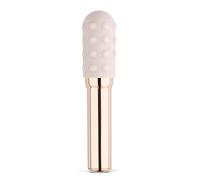 Cotr Inc LW-013RG Le Wand Vibrador Recargable con Funda y Anillo de Silicona Texturizada, Rosa, Grande