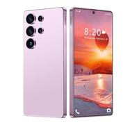 COTSRGT Teléfono Móvil Ultra Económico S25, Pantalla De 7,3 Pulgadas, Doble SIM, Cámara De 72MP 108MP, Android 14.0, 16GB RAM 1 TB ROM, Compatible con Wi-Fi, Bluetooth Face ID,Pink-7.3 Inch