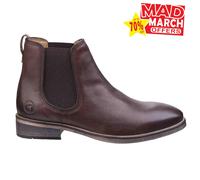 Cotswold Corsham Hombre Bota Chelsea Elegante Zapato Ropa Informal Marrón Oscuro