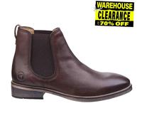 Cotswold Corsham Hombre Bota Chelsea Elegante Zapato Ropa Informal Marrón Oscuro