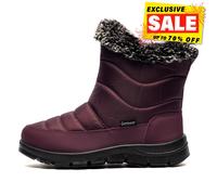 Cotswold Longleat Mujer Híbrido Nieve Botas de Invierno Agua Violeta