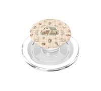 Cottage Barnyard Mini Burro Cordero Acuarela PopSockets PopGrip para MagSafe