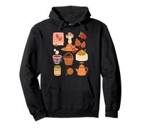 Cottage Core Books Té y Cozy Hygge Art Sudadera con Capucha